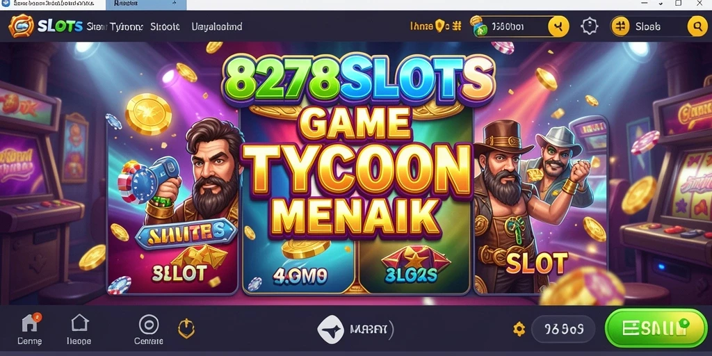 Tampilan gameplay 8278SLOTS dengan mesin slot yang beragam.