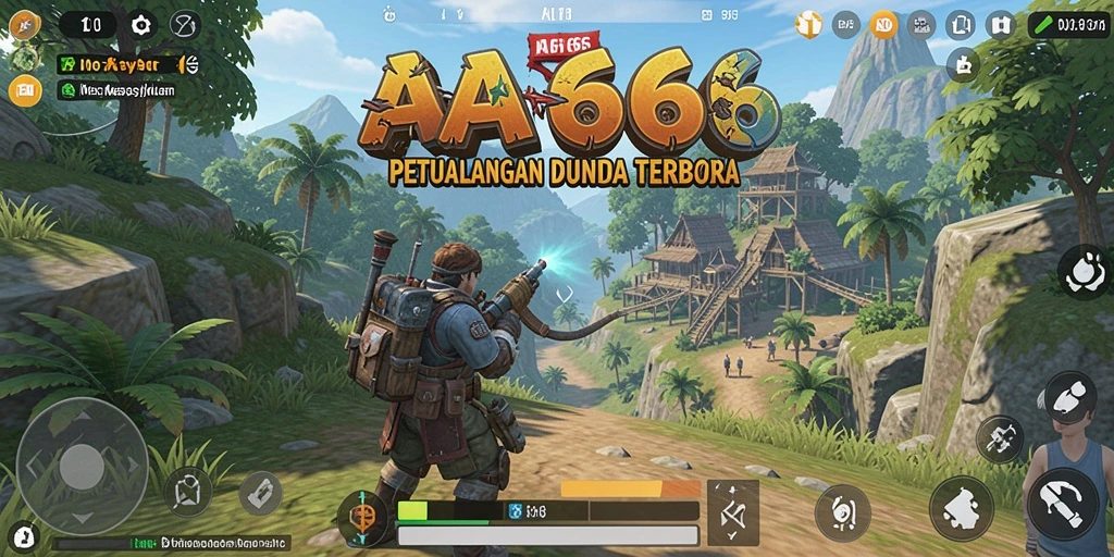 Tampilan gameplay Open World yang menakjubkan dalam AA666.