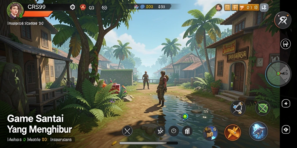 Menampilkan gameplay CRS99 yang seru dan penuh warna.
