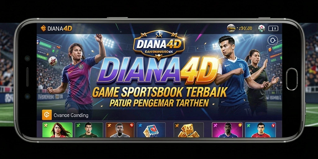 Tangkapan layar gameplay DIANA4D menampilkan pengalaman taruhan yang interaktif.