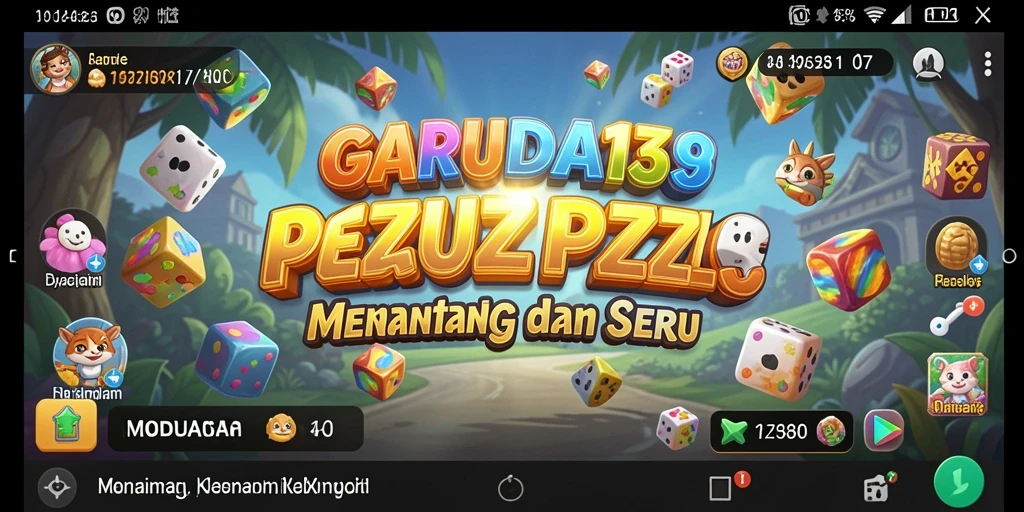 Tampilan gameplay GARUDA138 yang seru dan penuh warna.