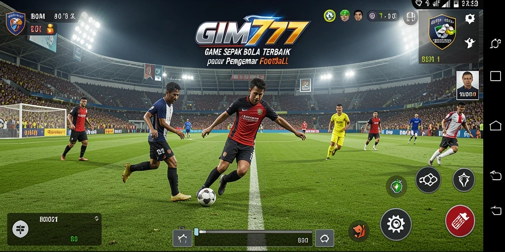 Tangkapan layar gameplay <strong>GIM777</strong> yang menampilkan aksi di lapangan.