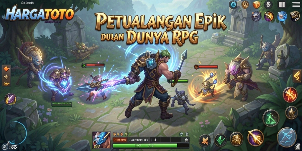 Menampilkan gameplay seru dalam HARGATOTO dengan karakter beragam dan petualangan mendebarkan.