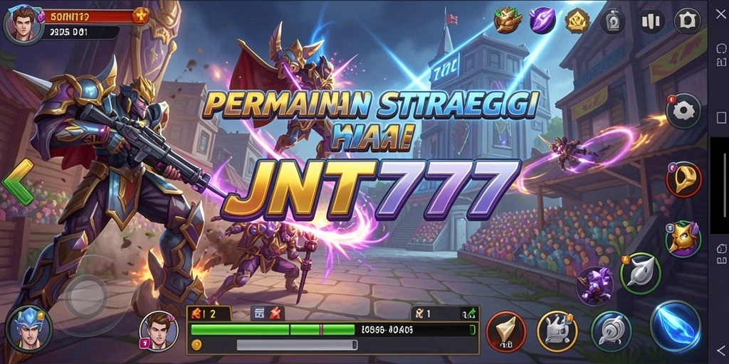 Tampilan gameplay menegangkan di JNT777 dengan strategi yang menantang.