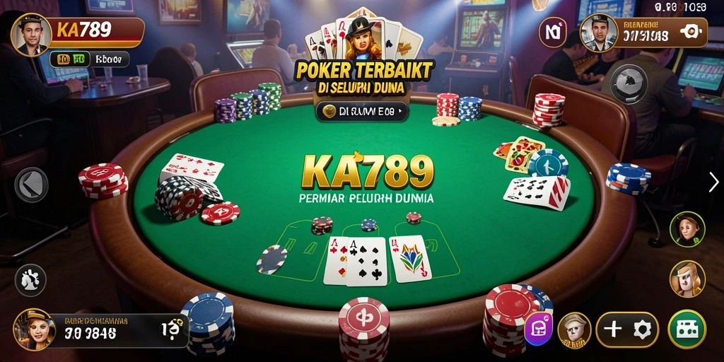 Screenshot KA789 menampilkan gameplay poker yang intens dan menyenangkan.
