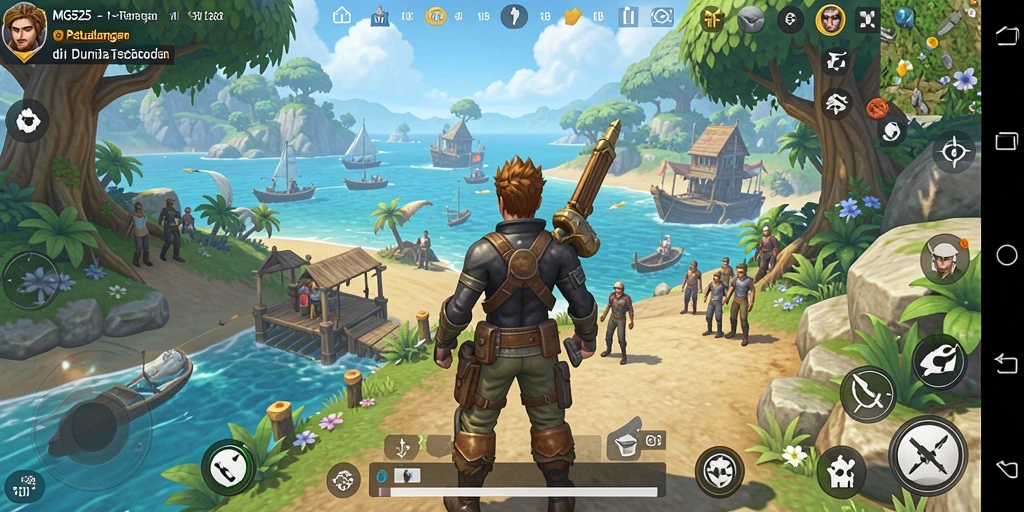 Screenshot MG525 menampilkan gameplay Open World yang mendebarkan.