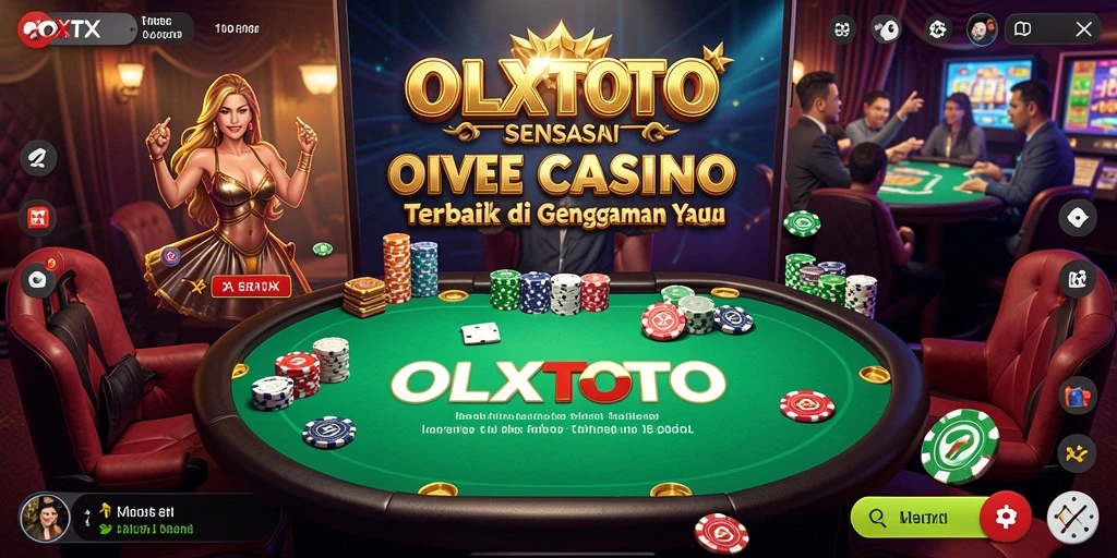 Gameplay Live Casino yang mendebarkan dalam OLXTOTO dengan dealer profesional.