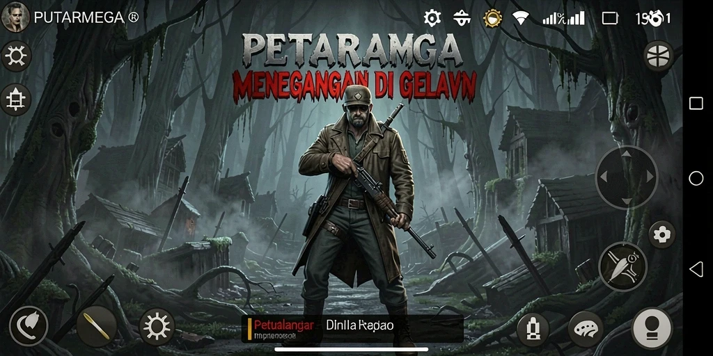 Gameplay PUTARMEGA yang menegangkan dan menakutkan.