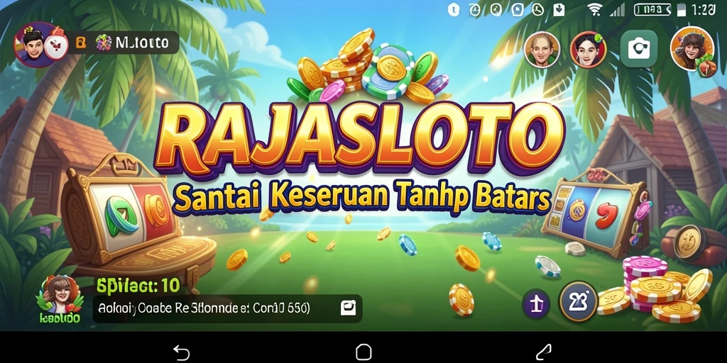 Tampilan menarik saat bermain RAJASLOTO dengan gameplay seru.