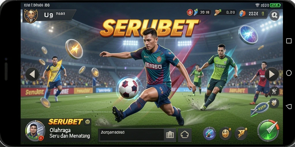Tampilan gameplay SERUBET yang seru dan menegangkan.