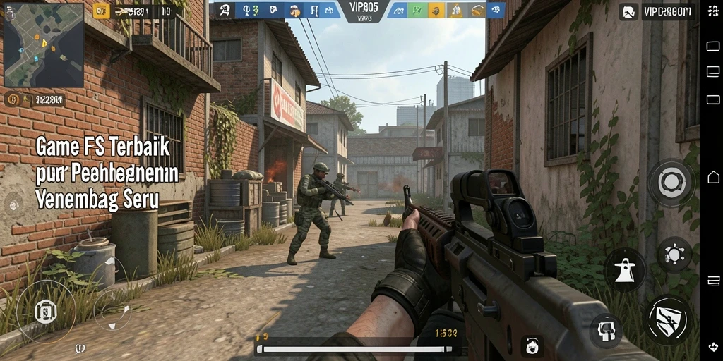 Gameplay intens dari VIP805 dengan aksi tembak-menembak yang seru.